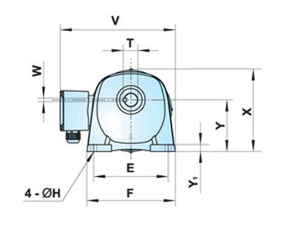 G系列减速电机/齿轮减速机尺寸图